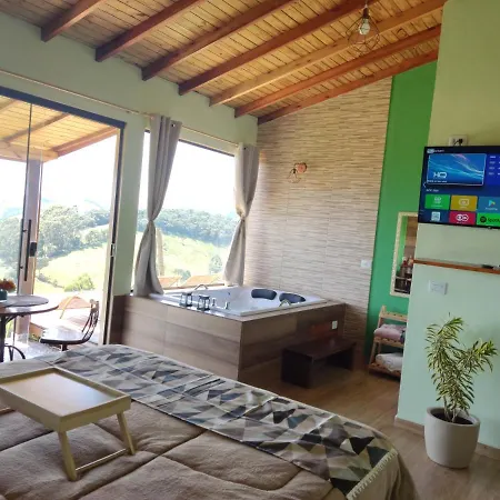 Chale Horizonte Azul Villa Goncalves Exterior photo